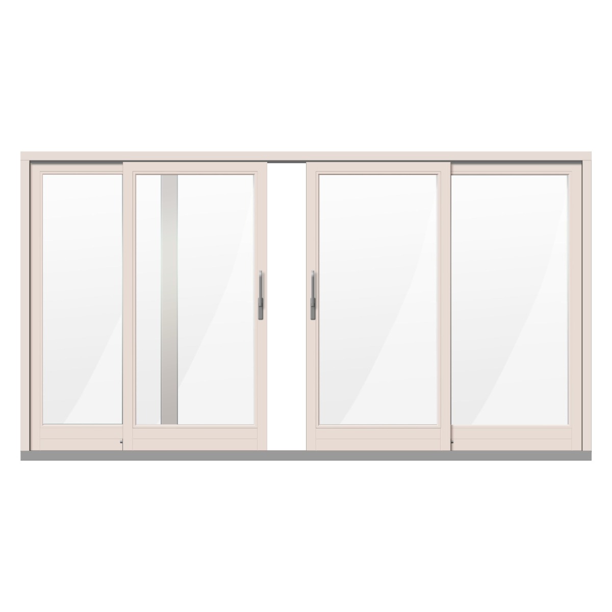 Bleckhall Lyft/Glid Parskjutdörr 3-glas