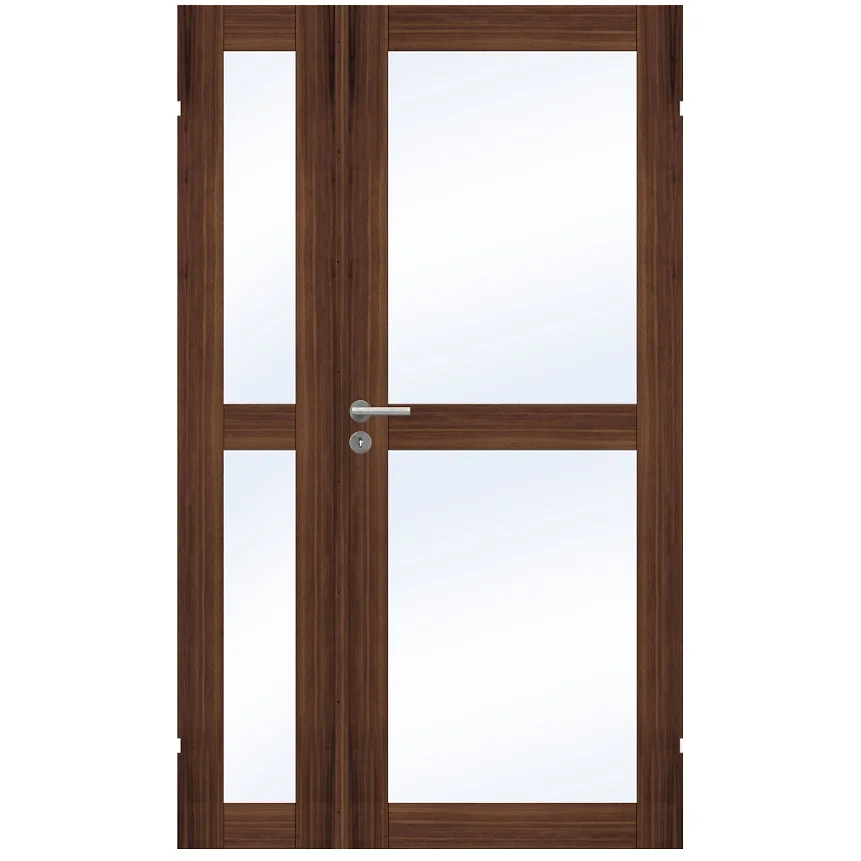 Swedoor Unique GW02L Valnöt Halvpardörr