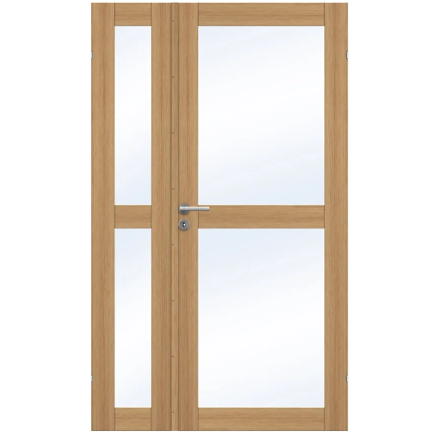 Swedoor Unique GW02L Ek Halvpardörr
