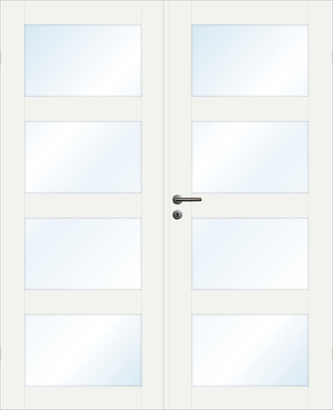 Bleckhall Original 4 Parinnerdörr Glas