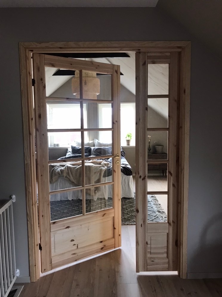 Bleckhall Exklusiv Parinnerdörr Glas Furu