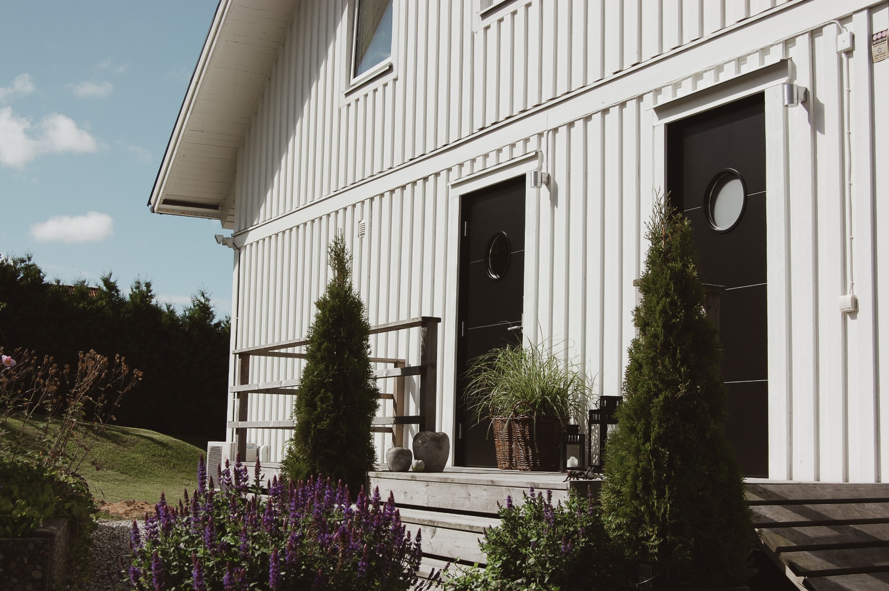 Bleckhall Gallskär Ytterdörr Glas