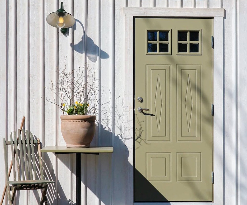Bleckhall Långeskär Ytterdörr Glas