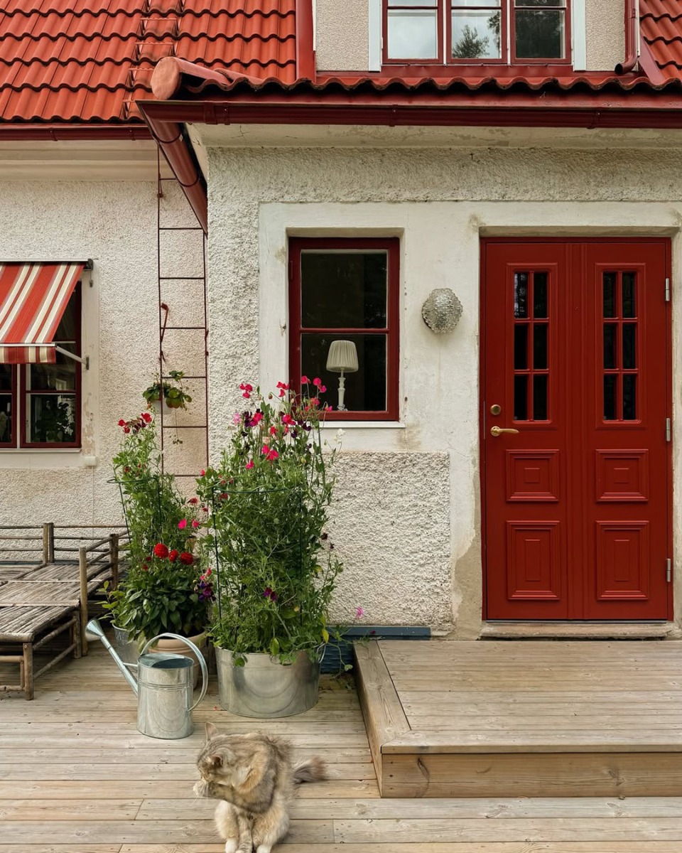 Bleckhall Buskär Klassisk Ytterdörr Glas