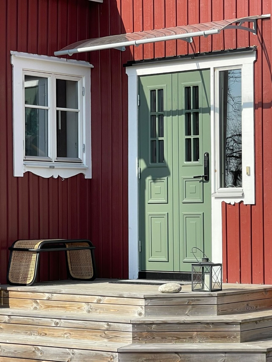 Bleckhall Buskär Klassisk Ytterdörr Glas