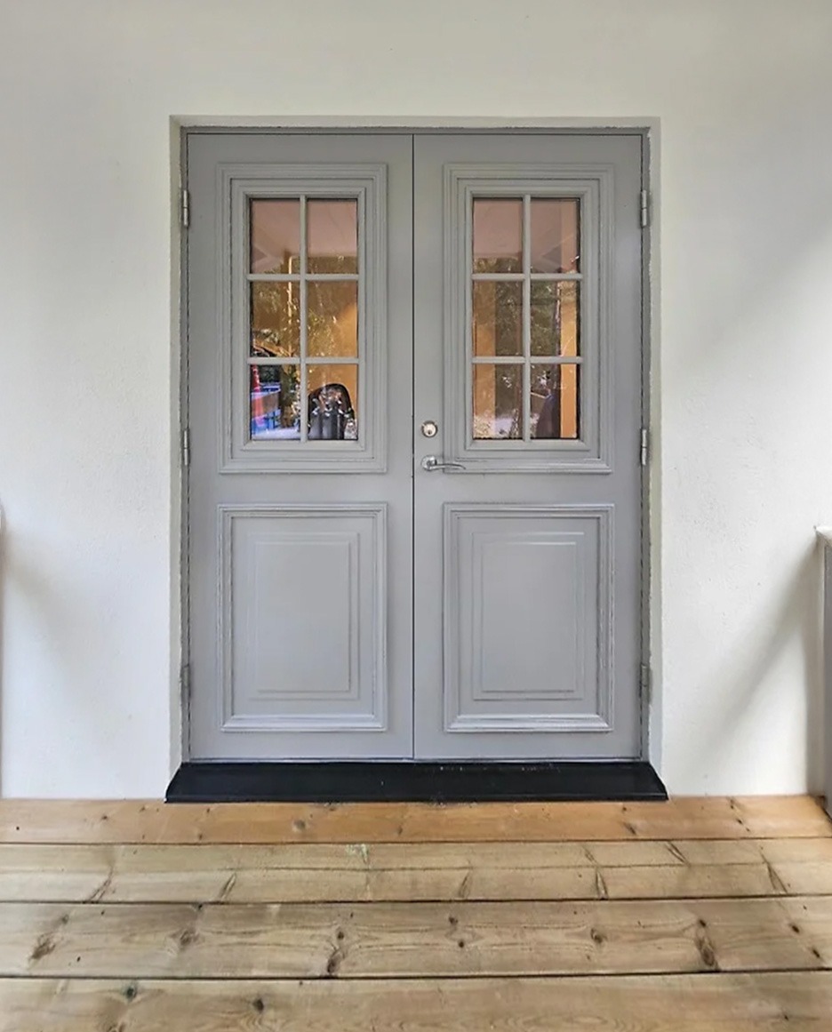 Bleckhall Sälholmen 2F Parytterdörr Glas