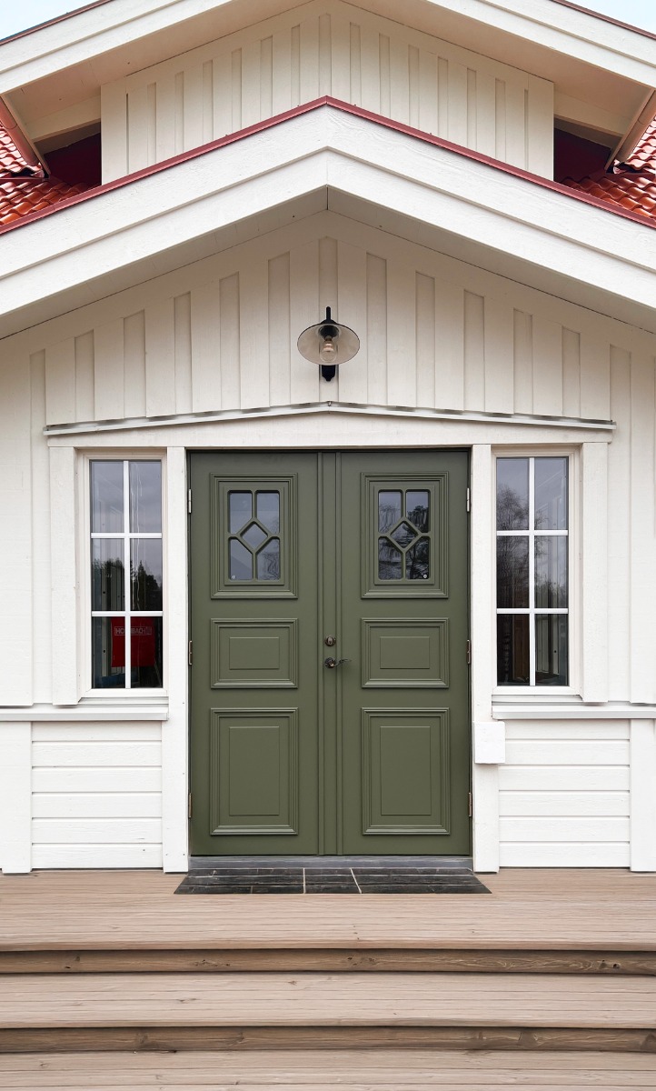 Bleckhall Valdemarsö Parytterdörr Glas