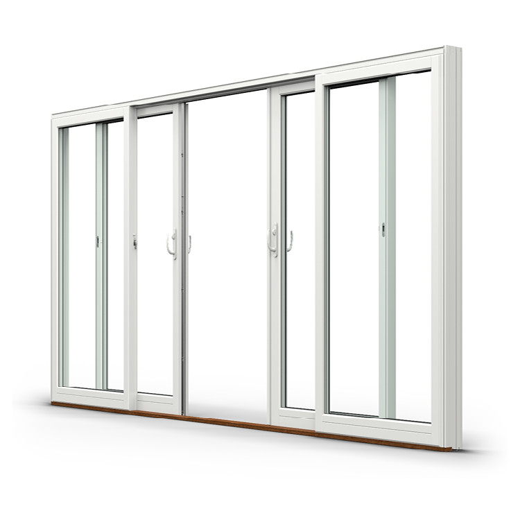 NorDan NTech Parskjutdörr Trä/Alu 3-glas