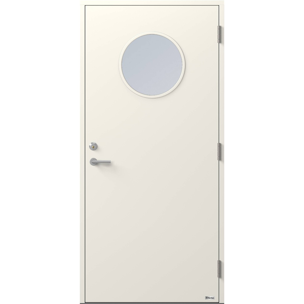 NorDan Bor Lejonet 801G Ytterdörr Vit NCS S0502-Y (Lagervara)