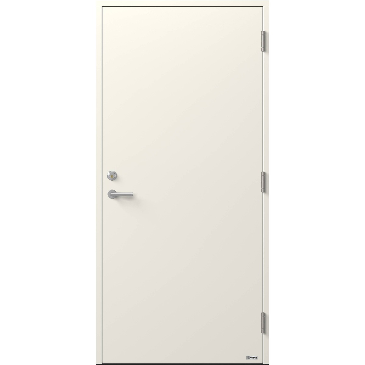 NorDan Bor Lejonet 801 Ytterdörr Vit NCS S0502-Y (Lagervara)