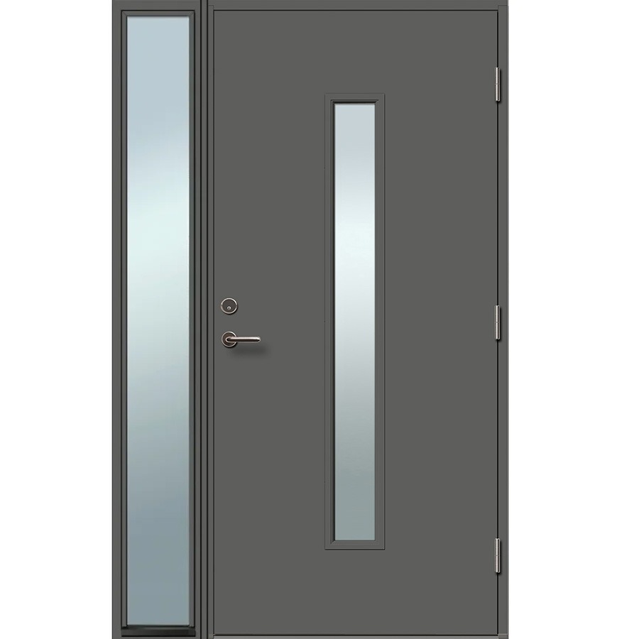 Bleckhall Fiskö Glas Grå med Sidoljus 13X21 (Lagervara)