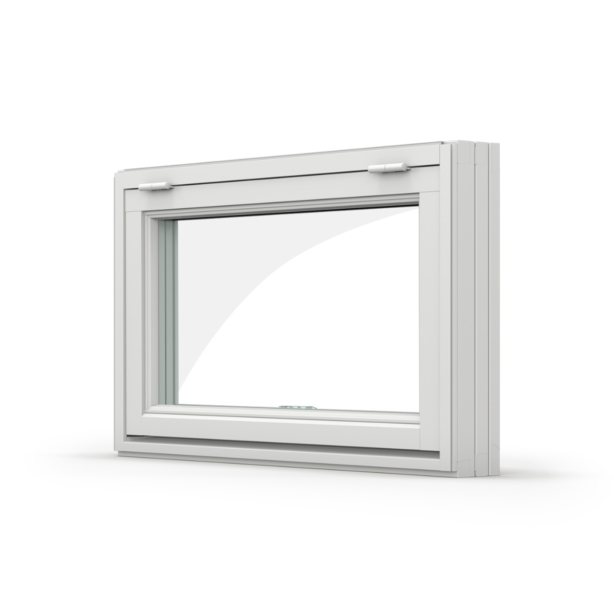 NorDan Tanum Överhängt Fönster Trä/Alu 3-glas