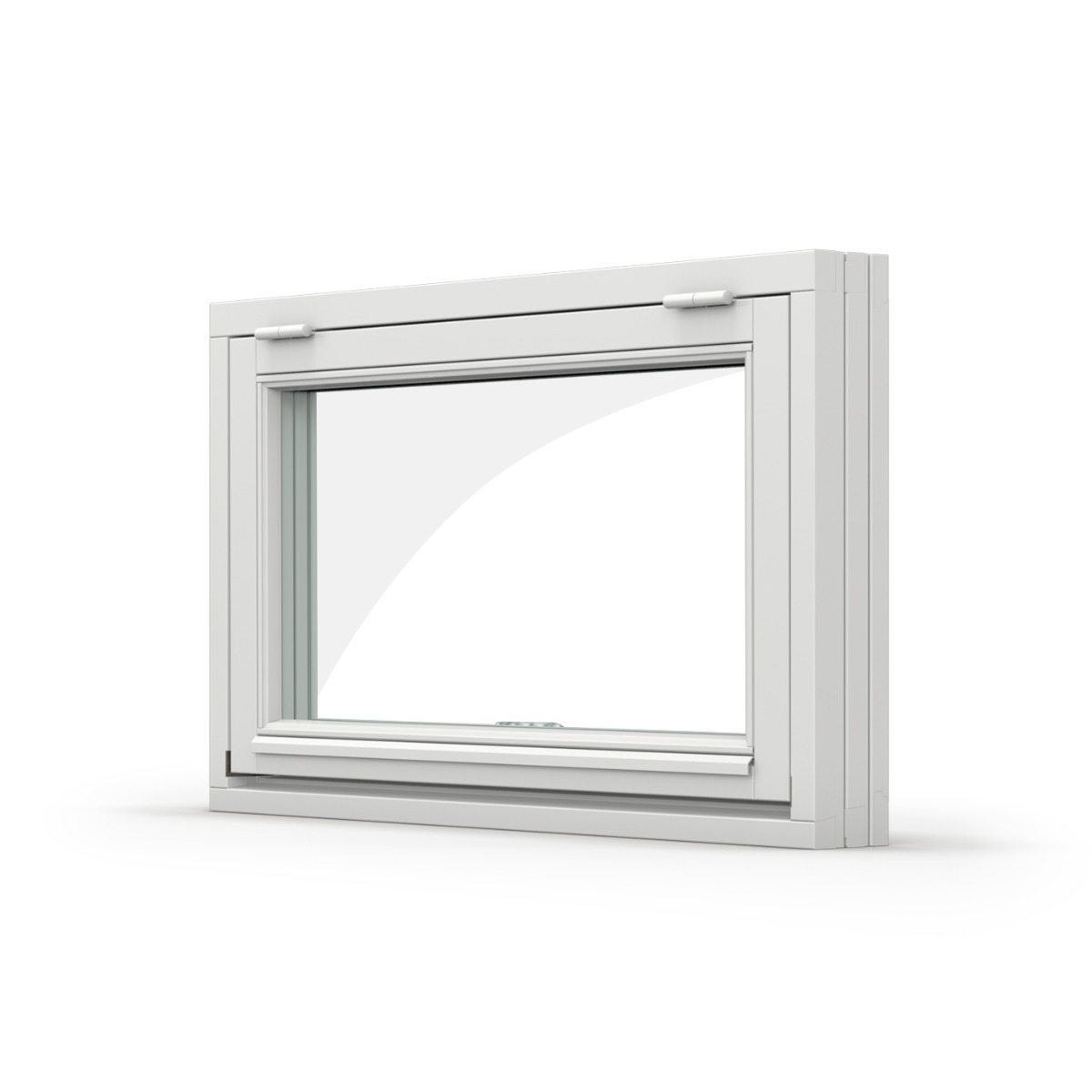 NorDan Tanum Överhängt Fönster Trä 3-glas