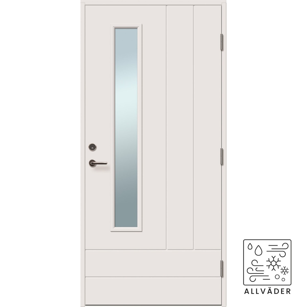 Bleckhall Grötö Ytterdörr Glas - ALLVÄDER