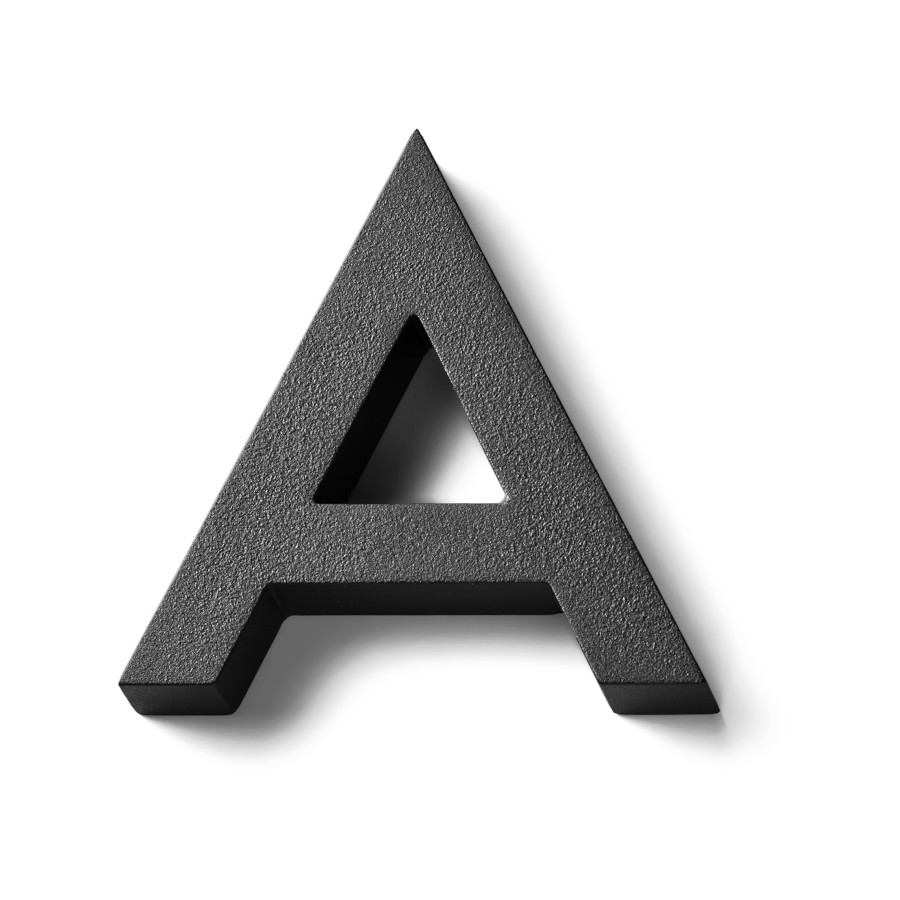 Fasadbokstav Modern Small Svart