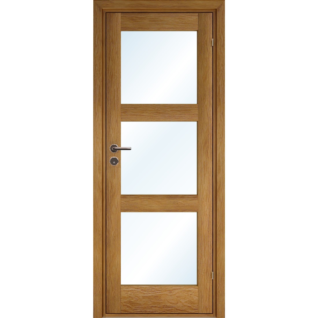 Bleckhall Original 3 Innerdörr Ek Glas