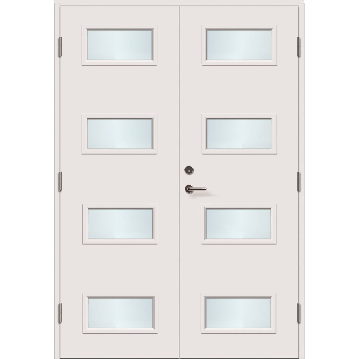 Bleckhall Postholmen Parytterdörr Glas