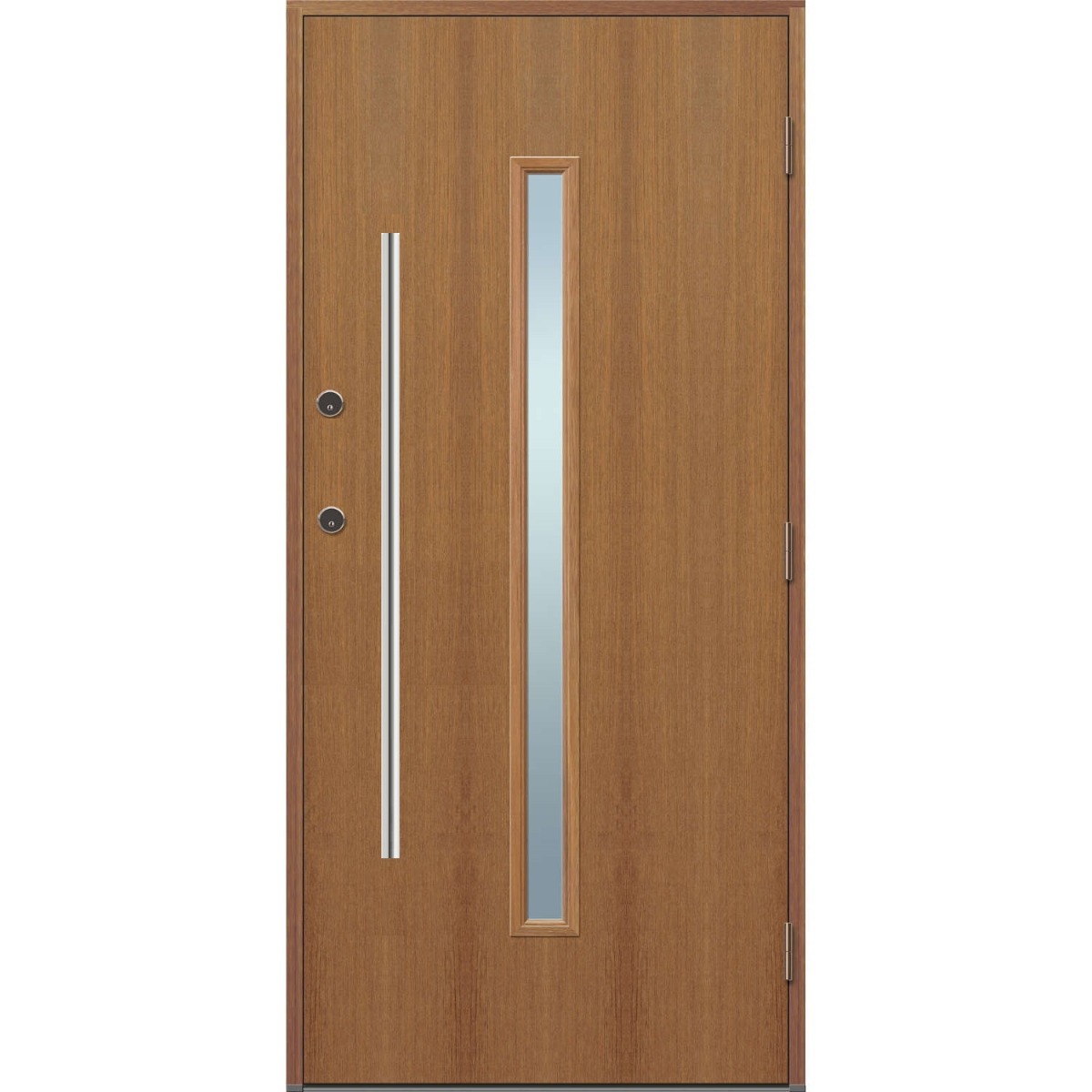 Bleckhall Resö Teak Ytterdörr Glas Draghandtag