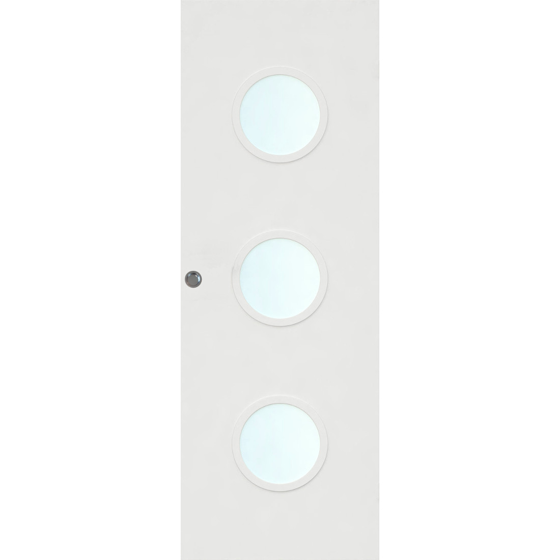 Bleckhall formpressad kompakt innerdörr 3R glas (Skjutdörr)