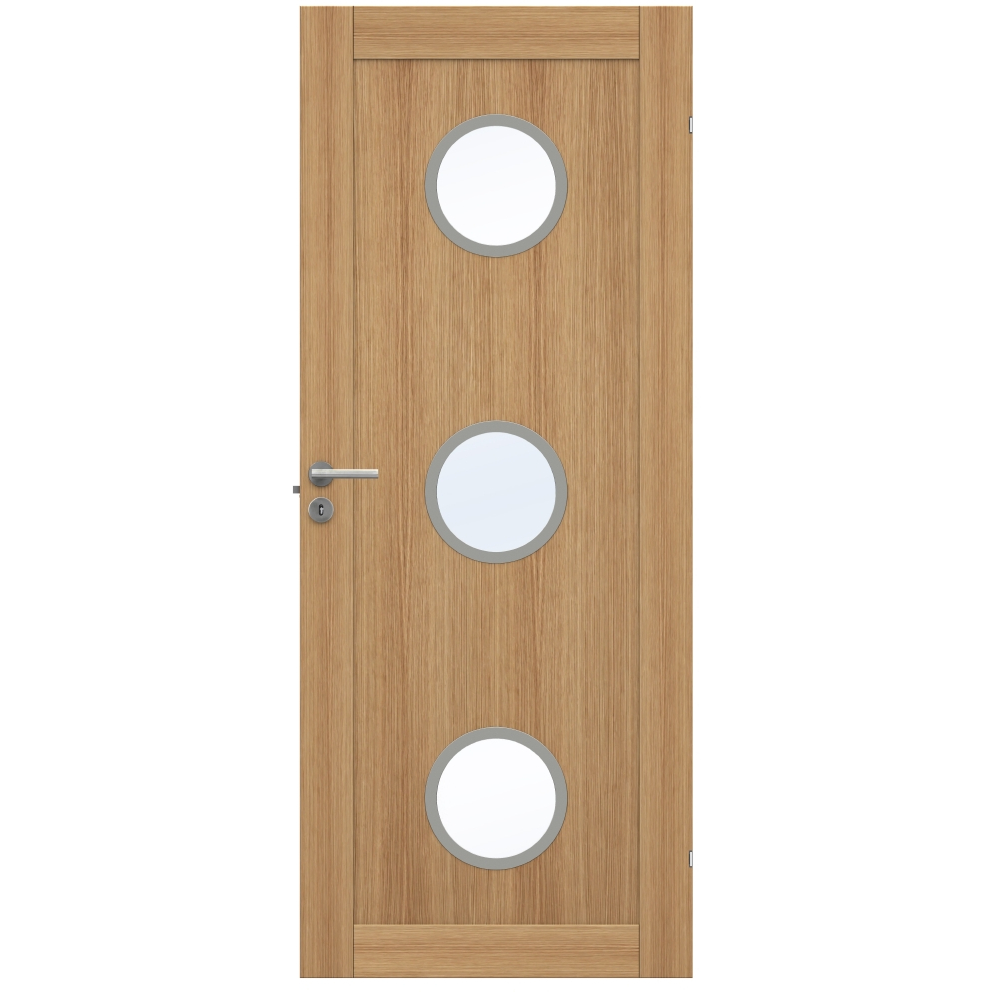 Swedoor Unique 01L GWA330 Ek Innerdörr Glas