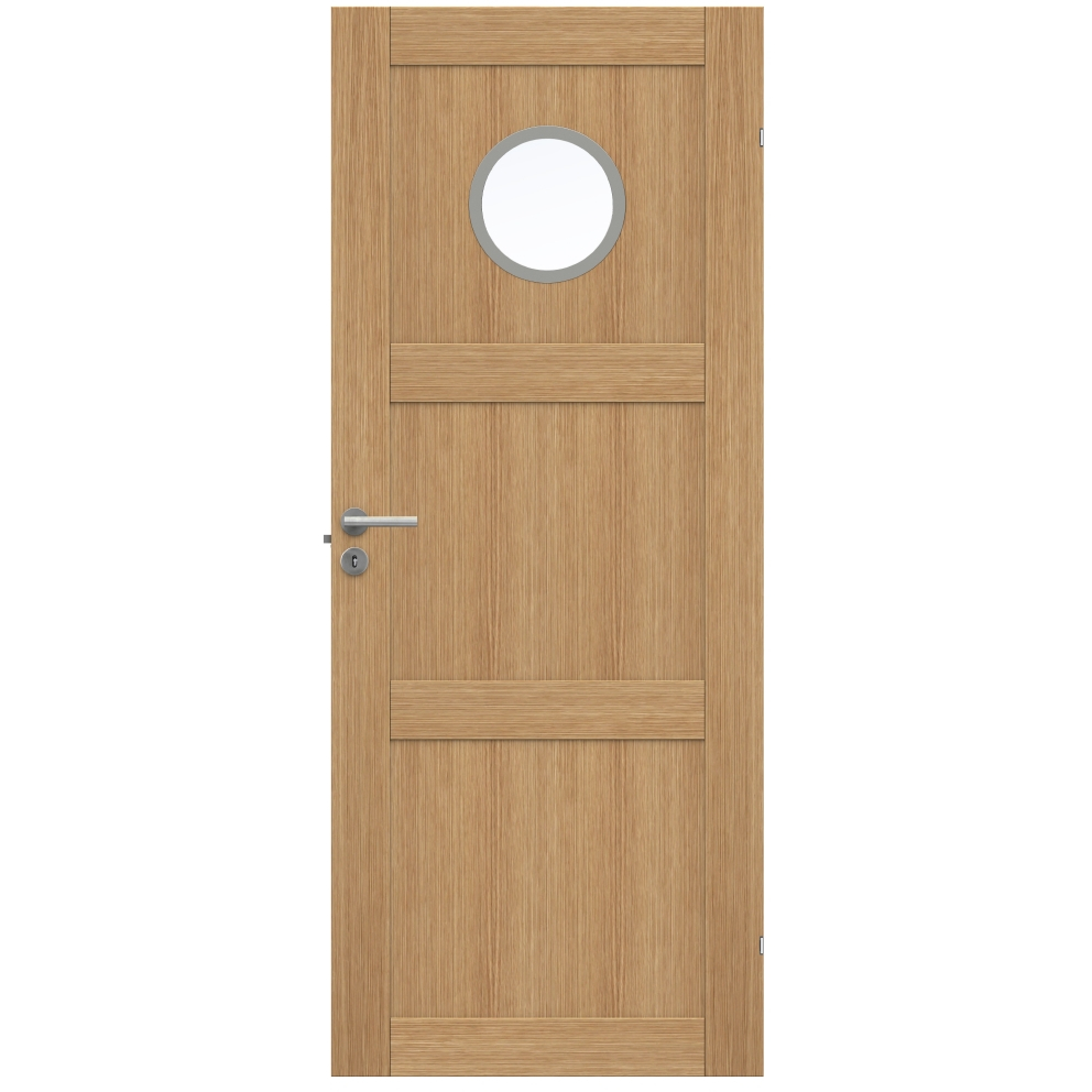 Swedoor Unique 03L GWA130 Ek Glas Innerdörr