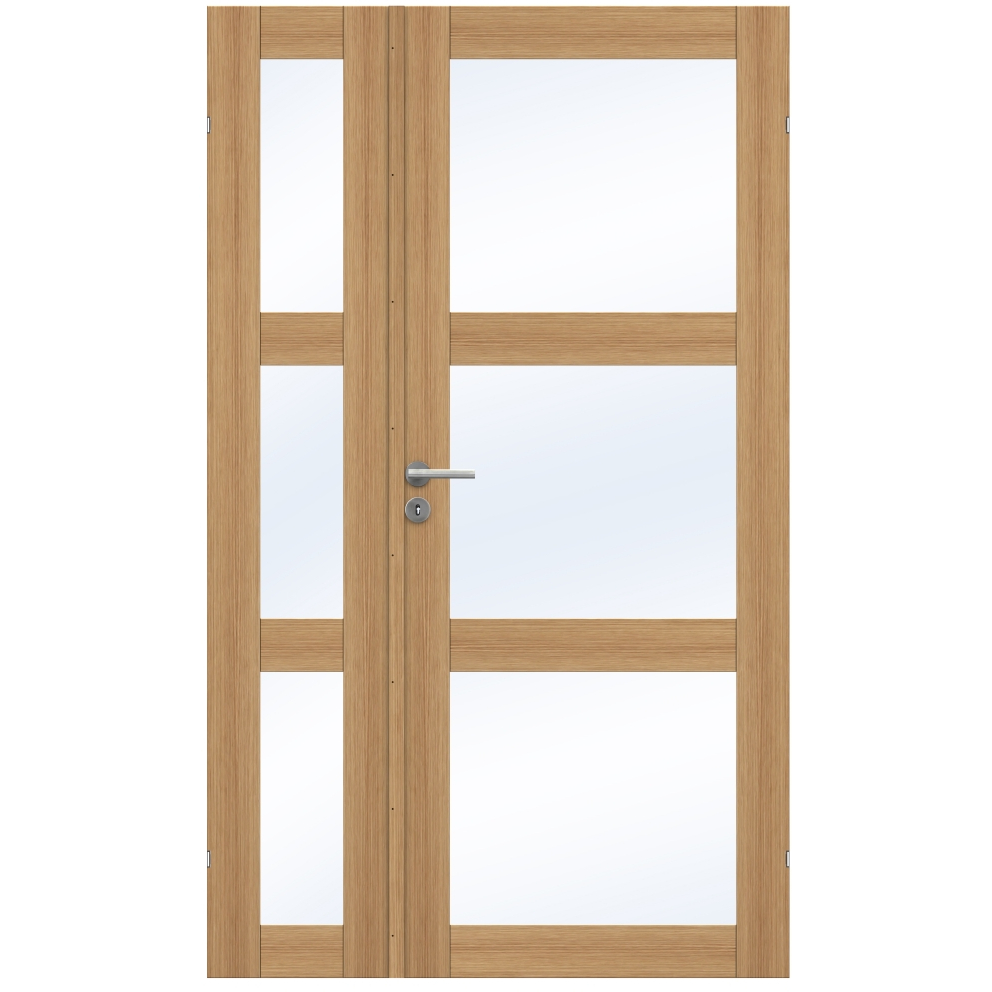 Swedoor Unique GW03L Ek Halvpardörr