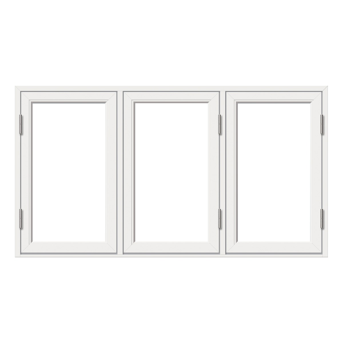 Bleckhall Sidohängt Fönster Trä/Alu 3-luft 3-glas